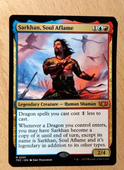 Mtg Magic: Sarkhan, entbrannte Seele, Soul Aflame, English, Dragon Ramp, Mythic - Image 1