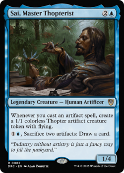 Magic MTG - Sai, maitre mecanopteriste - Commander Aetherdrift - MINT/NMINT - FR - Image 1