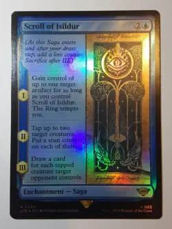 Scroll of Isildur 0069 Foil LTR Magic the Gathering - Image 1