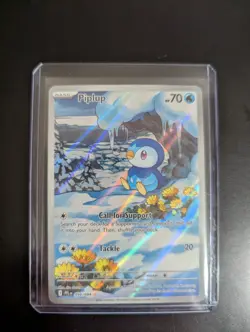 Pokemon TCG Piplup 98/94 Illustration Rare IR Phantasmal Flames Raw Near Mint - Image 1