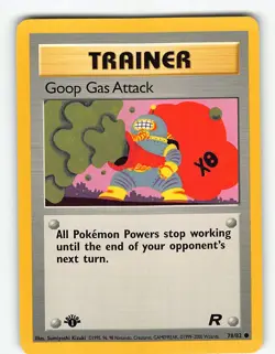 GOOP GAS ATTACK 78/82 COMMON TEAM ROCKET POKEMON LP - Image 2