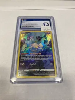 Pokemon TCG Mew GG10 Crown Zenith Galarian Gallery Holo CGC 9.5 Mint - Image 1