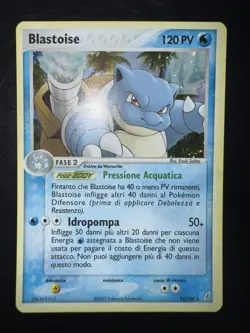 Pokemon Ex Guardiani Dei Cristalli Blastoise 14/100 Holo NM+ - Image 1