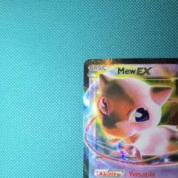 Pokemon Dragons Exalted Mew EX 46/124 Full Art Holo Ultra Rare 2012 - Image 2