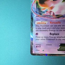 Pokemon Dragons Exalted Mew EX 46/124 Full Art Holo Ultra Rare 2012 - Image 5