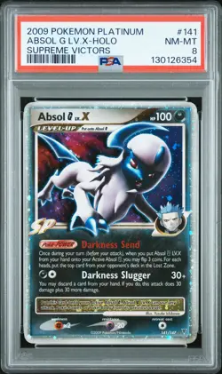 2009 POKEMON SUPREME VICTORS ABSOL G LV X #141 ULTRA PSA 8 NM #130126354 - Image 1