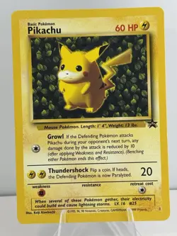 Pikachu 01/53 Wotc Promo Regular Pokemon LP/MP - Image 1