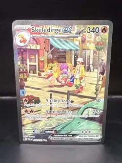 Pokemon Skeledirge ex Special Illustration Rare SV02: Paldea Evolved 258/193 - Image 2