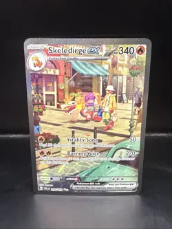 Pokemon Skeledirge ex Special Illustration Rare SV02: Paldea Evolved 258/193 - Image 3