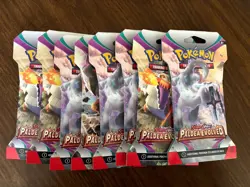 Pokemon TCG 8x Paldea Evolved Sleeved Booster Pack LOT 8qty Sleeved Boosters - Image 1
