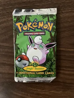2 Pokemon TCG Jungle 1st Edition Booster Packs 2x Sealed Flareon Wigglytuff - Image 2