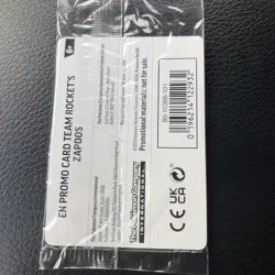 Team Rocket's Zapdos 070/182 SEALED - Gamestop Promo - Destined Rivals - Pokemon - Image 2