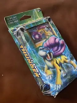 Pokemon Raikou Sun & Moon Lost Thunder Storm Caller Theme Deck 2018 New Sealed - Image 3