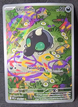 Shroodle 149/132 Illustration Rare Mega Evolution Pokemon Near Mint - Image 1
