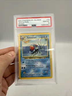 2001 Pokemon Southern Islands #10 Tentacruel Promo 10/18- PSA 10 Gem MT New Cert - Image 2