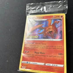 Pokemon Charizard SWSH066 Vivid Voltage Prerelease Sealed Pack Promo - Image 2