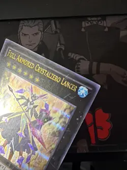 Full Armored Crystalzero Lancer DUSA-EN007 1st Edition Ultra Rare LP - Image 3