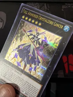 Full Armored Crystalzero Lancer DUSA-EN007 1st Edition Ultra Rare LP - Image 4