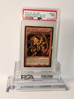 The Winged Dragon of Ra pgld-en031 1st Edition Gold Rare MINT - PSA 9 Yu-Gi-Oh! - Image 1