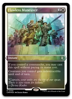 Flawless Maneuver (Foil Etched) #459 (NM) Commander Masters CMM Magic MTG - Image 1