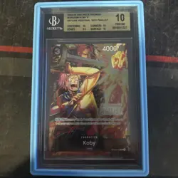 2023 ONE PIECE PROMO - OFFLINE REGIONAL FINALIST OP02 #098 - Koby English PSA 10 - Image 1