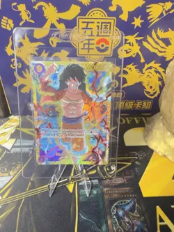 One Piece TCG Emperors in the New World Monkey D. Luffy OP09-119 SEC NM - Image 1