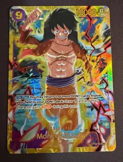 One Piece (OP) TCG Monkey.D.Luffy OP09-119 SEC Emperors in the New World - Image 1