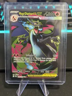 Pokemon Phantasmal Flames Mega Charizard X ex 109/094 Full Art Ultra Rare NM - Image 1