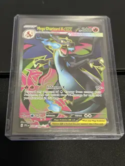 Pokemon Phantasmal Flames Mega Charizard X ex 109/094 Full Art Ultra Rare NM - Image 3