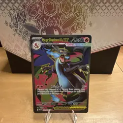 Mega Charizard X EX - Full Art Ultra Rare 109/094 Pokemon Phantasmal Flames NM - Image 1
