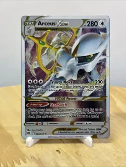 Arceus VSTAR - (Metal Card) 123/172 Miscellaneous Cards & Products Holo - Image 1