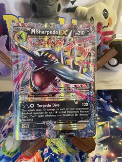 M Sharpedo EX XY200 XY Jumbo Promo Card - Image 1