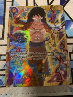 Monkey.D.Luffy OP09-119 SEC - One Piece TCG - English Card Near-Mint Secret Rare - Image 1