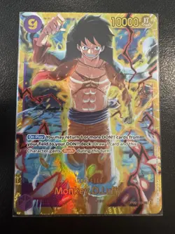 Monkey.D.Luffy OP09-119 SEC - One Piece TCG - English Card Near-Mint Secret Rare - Image 1