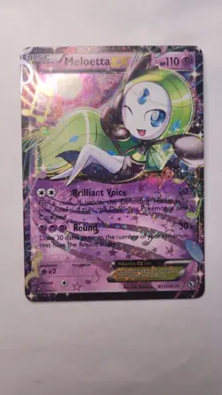 Meloetta EX RC11/RC25 - Pokemon Legendary Treasures Radiant Collection Card - Image 1