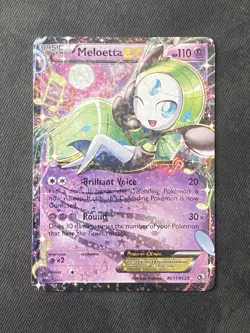 Meloetta EX - RC11/RC25 - Pokemon Legendary Treasures Radiant Collection Card - Image 1