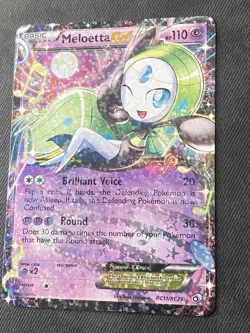 Meloetta EX - RC11/RC25 - Pokemon Legendary Treasures Radiant Collection Card - Image 2