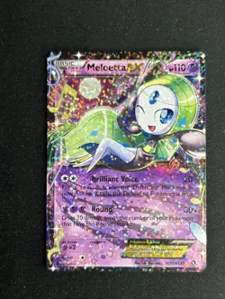 Pokemon TCG Meloetta EX RC11/RC25 Legendary Treasures Radiant Collection NM - Image 1