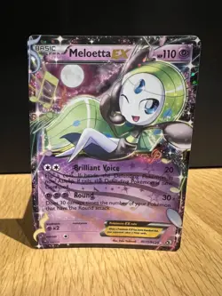 Meloetta EX Radiant Collection RC11/RC25 Excellent Rare Holo Pokemon Card 2013 - Image 1