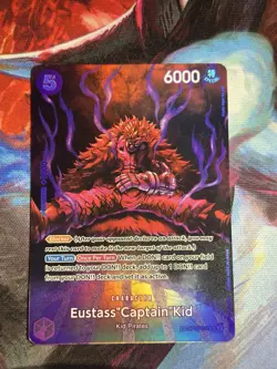 One Piece CCG Eustass Captain Kid Alternate Art SP OP05-074 NM English Edition - Image 1