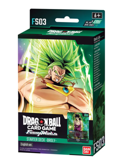 BANDAI Dragon Ball Super Card Game Fusion World Starter Deck FS03 Broly - Image 1