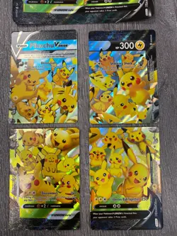 Pikachu V-Union 4x Card Set SWSH139 140 141 142 - Pokemon, Includes The Jumbo - Image 2