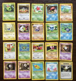 Pokemon Neo Discovery COMPLETE SET Common Vintage WOTC 20 Card Lot MP-NM - Image 1