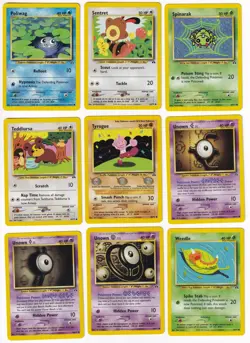 Pokemon Neo Discovery COMPLETE SET Common Vintage WOTC 20 Card Lot MP-NM - Image 3