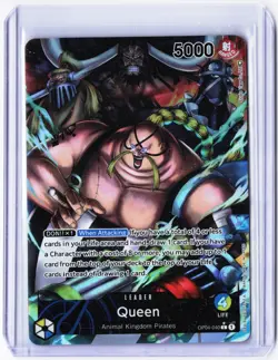 Queen (040) (Alternate Art) L Kingdoms of Intrigue OP04-040 NM - Image 1
