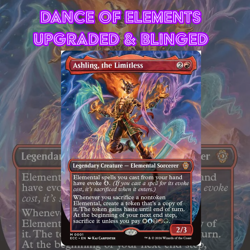 EDH - Dance of The Elements, Upgraded & Blinged, MTG Commander Deck, Bracket 2-3 - Image 1