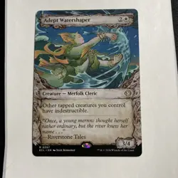Adept Watershaper - Showcase ECL NM MTG - Image 1