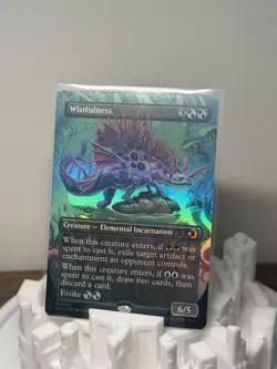 FOIL MAGIC Wistfulness Borderless MTG 296 Lorwyn Eclipsed MTG - Image 1