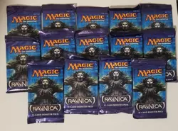 LOT OF 14 MTG: Magic the Gathering TCG Return to Ravnica Booster Packs Sealed #2 - Image 1