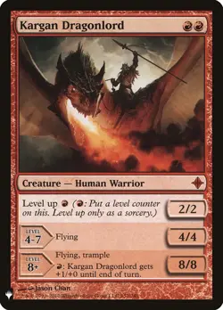 MTG Kargan Dragonlord ** The List ** English - Image 1